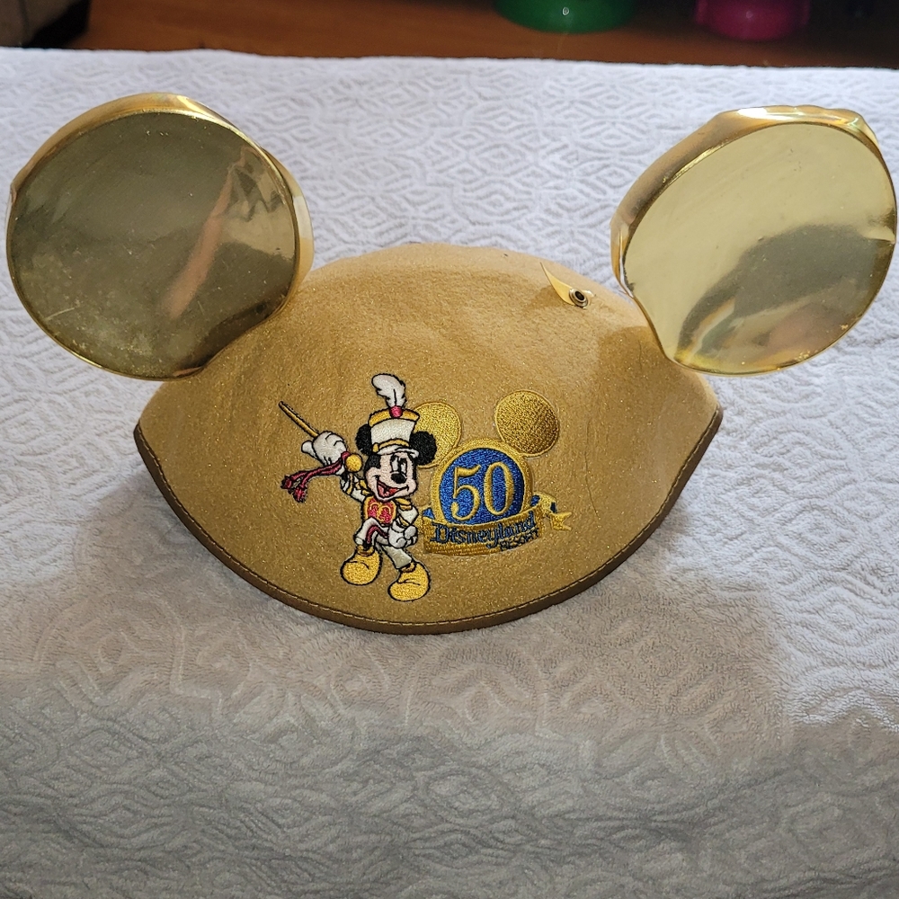 DISNEYLAND RESORT 50th Anniversary Goldeb Mouse Ears